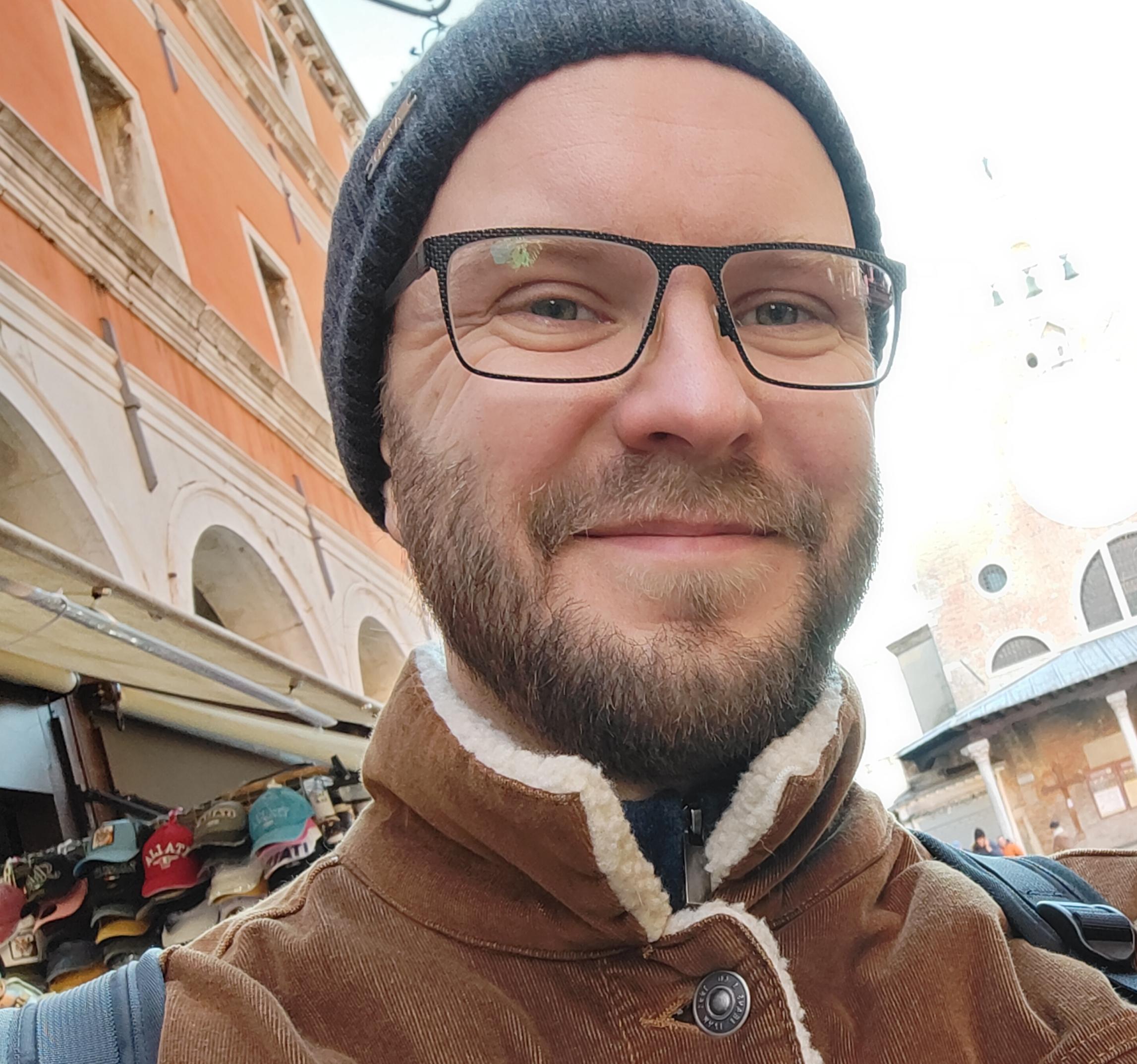 Portrait eines Mannes in Venedig